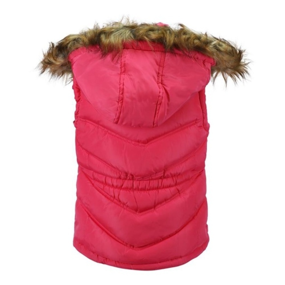 New Canada Weather Gear Girls Fur Heavyweight Vest​ - Picture 2 of 4